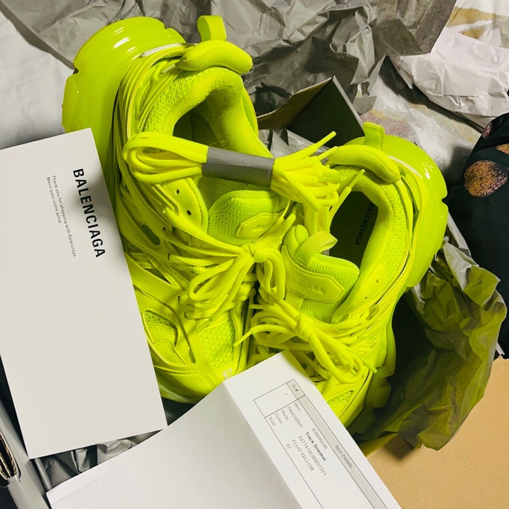 Balenciaga Track Sneaker - Fluo Yellow